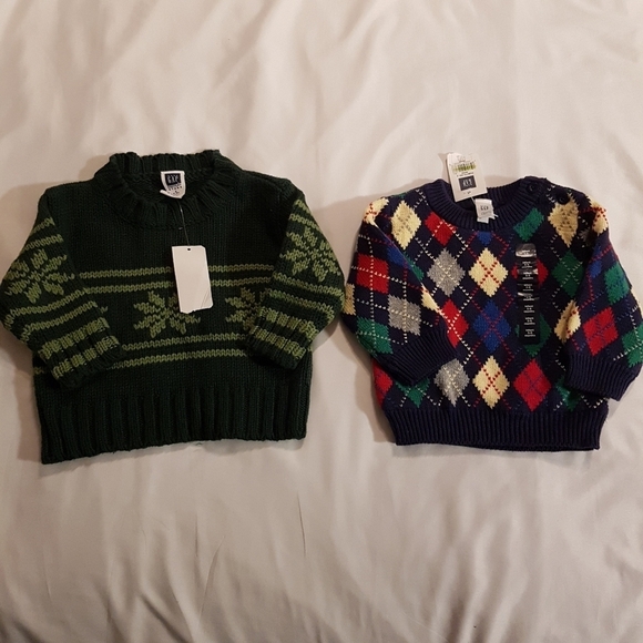 GAP baby 2 knit baby boy 3-6 months boys sweaters - Picture 1 of 8